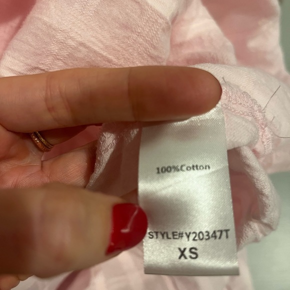 Tuckernuck: Pomander Place Carolina Light Pink Caftan- extra small - Picture 11 of 11